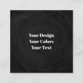 -空白の独自ののカスタム作成 スクエア名刺 (正面)