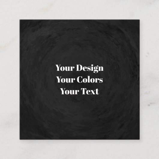 -空白の独自ののカスタム作成 スクエア名刺 (正面)