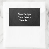 -空白の独自ののカスタム作成 長方形シール (バッグ)