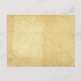 空白の素朴アンティークの経年染色紙 ポストカード
