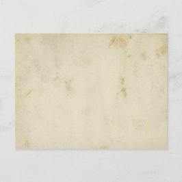 空白の素朴アンティーク経年染色紙 ポストカード