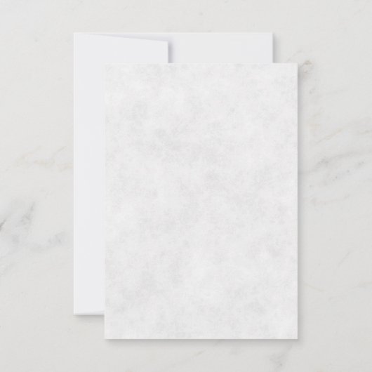 空白の紫と青の水彩花のウェディングI 招待状 (裏面)