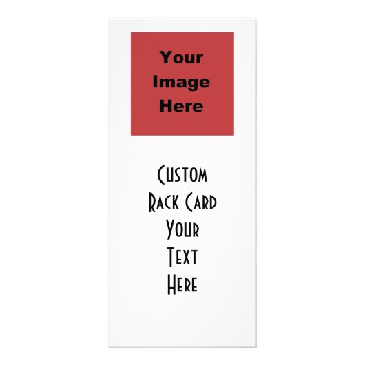 ♥ -空白の自分のギフトを作成する ラックカード (正面)