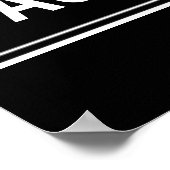 空白の通り記号、テンプレートフランスの四半期 ポスター (角)