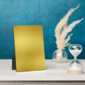 空白の金ゴールドカスタム背景テンプレート フォトプラーク (側面)