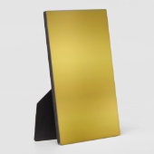 空白の金ゴールドカスタム背景テンプレート フォトプラーク (側面)