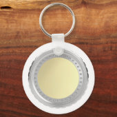 空白の金 キーホルダー (正面)