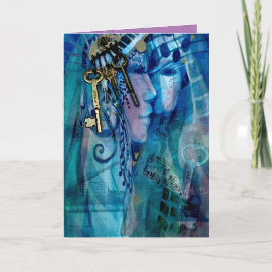 空白の鍵 カード (正面)