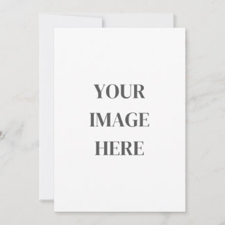 空白の5 x 7招待状 案内状