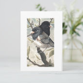 空白の – 黒い目のジャングスの水色 サンキューカード (スタンド正面)