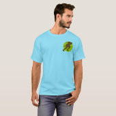 空白の ScanningWWII.comロゴPocket T-Shirt Tシャツ (正面フル)