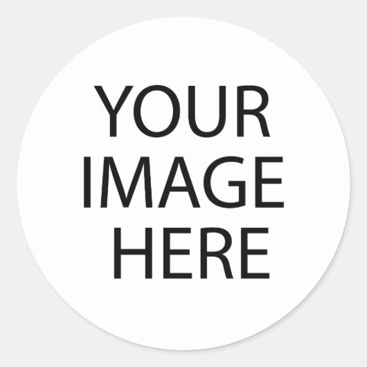 空白のDIYテンプレートパーティー景品の追加文字画像 ラウンドシール (正面)