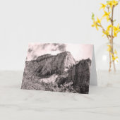 空白のGreeting Card with Rockデザイン カード (黄色い花)