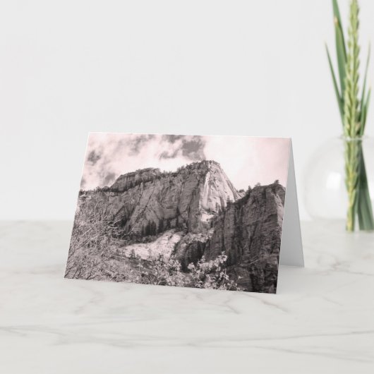 空白のGreeting Card with Rockデザイン カード (正面)
