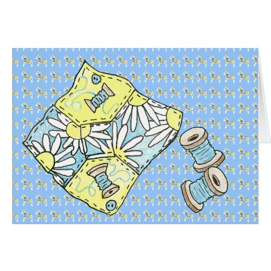 空白のInside Quilter's card (正面横)