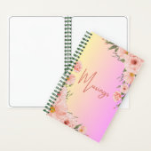 空白のPage for your Musings – ノートブック (内側)