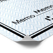 空白のSweepstakes & Awardsのチェック ポスター (角)