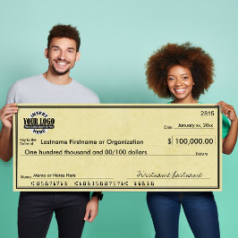 空白のSweepstakes & Awards PARCHMENTのチェック ポスター