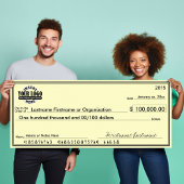 空白のSweepstakes & Awards YELLOWのチェック ポスター