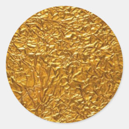 空白テンプレート ローズゴールド ロゴを追加 現代的 クラシック ラウンドシール