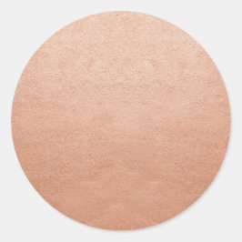 空白テンプレート 銅 シャイニー 任意のテキストまたはロゴを追加 ラウンドシール