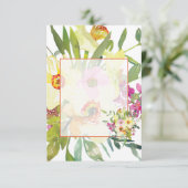 空白予算水仙の結婚式 招待状 (スタンド正面)