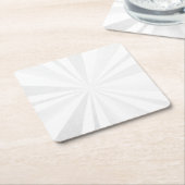 空白 - あなただけのオリジナルを作成 スクエアペーパーコースター (アングル)