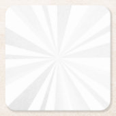 空白 - あなただけのオリジナルを作成 スクエアペーパーコースター (正面)