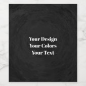 空白 - あなただけのオリジナルを作成 ワインラベル (シングルラベル)