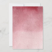 空白 - あなただけの秋のポンプキン バーガンディ ピンクを追加 招待状 (裏面)