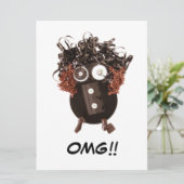 空白 かわいい クール ユーモア OMG アナログメディア (スタンド正面)