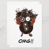 空白 かわいい クール ユーモア OMG アナログメディア (正面/裏面)