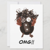 空白 かわいい クール ユーモア OMG アナログメディア (正面)