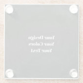 空白 - オリジナルを作成 ガラスコースター (裏面)