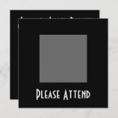 空白 - オリジナルを作成 招待状 (正面/裏面)