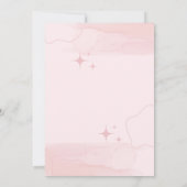 空白 自分でカスタマイズ DIY ウエスタンカウガール サドルアップ 招待状 (裏面)