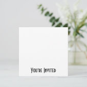 空白 - 自由設計 - 作成する 招待状 (スタンド正面)