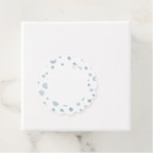 空紙吹雪水色ドットメッセージカード フェイバータグ (インサイチュ)