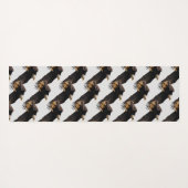 空素晴らしに向かうハゲのワシ ヨガマット (裏面(横))