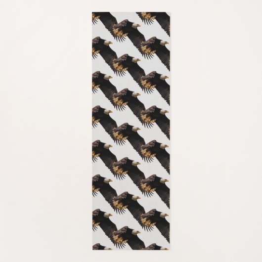 空素晴らしに向かうハゲのワシ ヨガマット (正面)