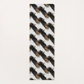 空素晴らしに向かうハゲのワシ ヨガマット (裏面)