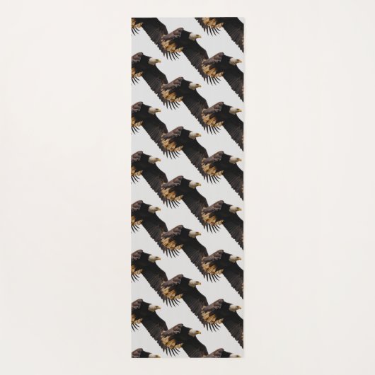 空素晴らしに向かうハゲのワシ ヨガマット (裏面)