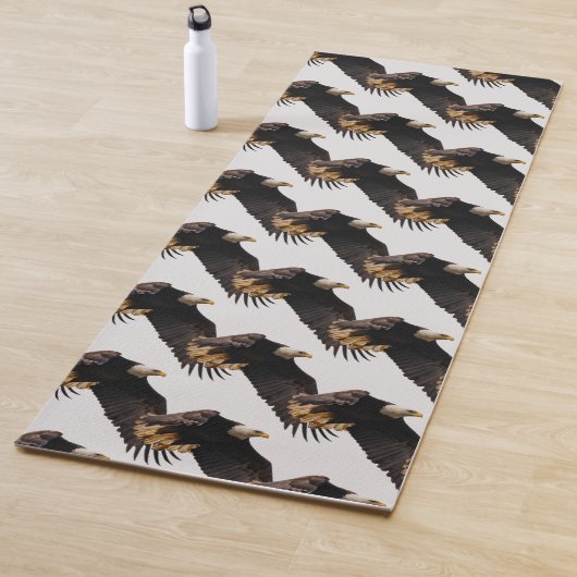 空素晴らしに向かうハゲのワシ ヨガマット (インサイチュ)