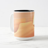空絵を描と砂漠のビベス ツートーンマグカップ (正面左)