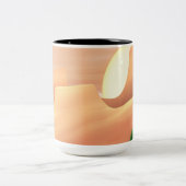 空絵を描と砂漠のビベス ツートーンマグカップ (中央)