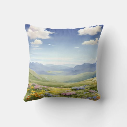 空絵を描枕クッション クッション (裏面)