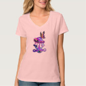 空腹なきのこのロイヤリティのワイシャツ Tシャツ (正面)