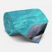 空腹なイルカのタイ ネクタイ (ロール)