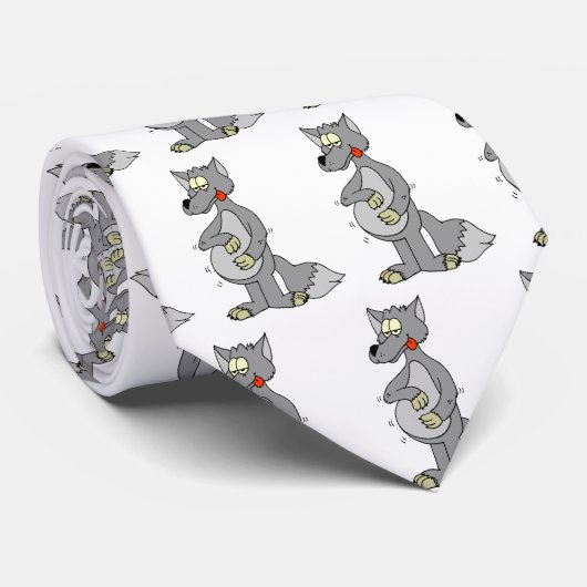 空腹なオオカミ ネクタイ (ロール)