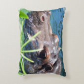 空腹なカバ アクセントクッション (正面(垂直))